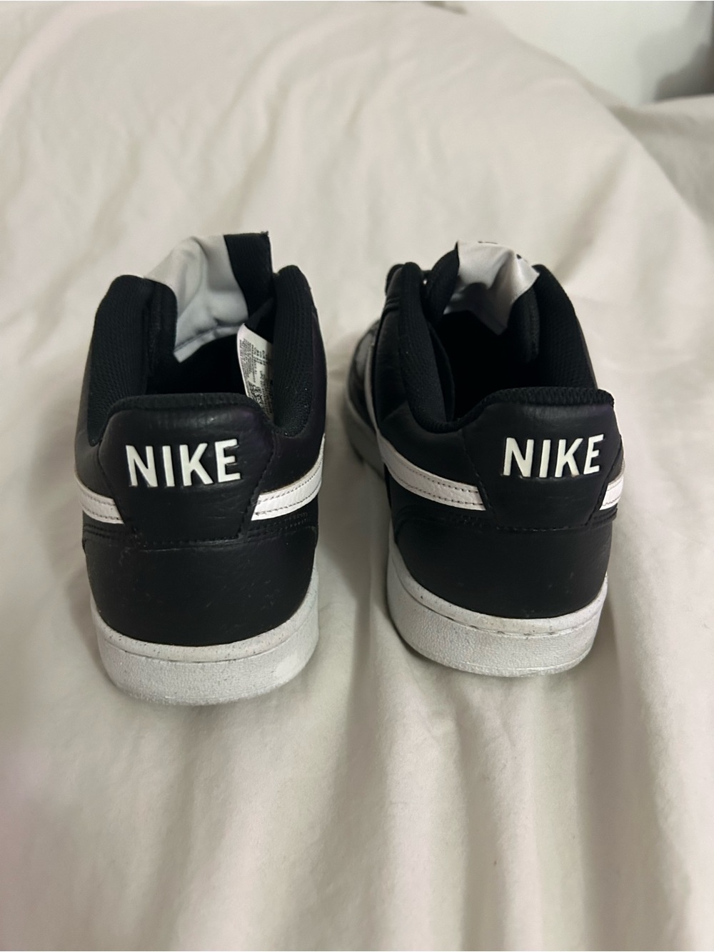 Nike Black and White Low-Top Sneakers